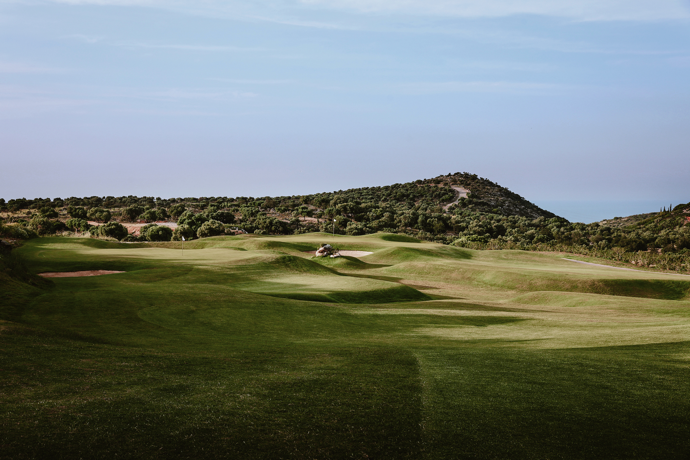 The Crete Golf Club: Sonne, eine kühle Brise, saftige Grüns