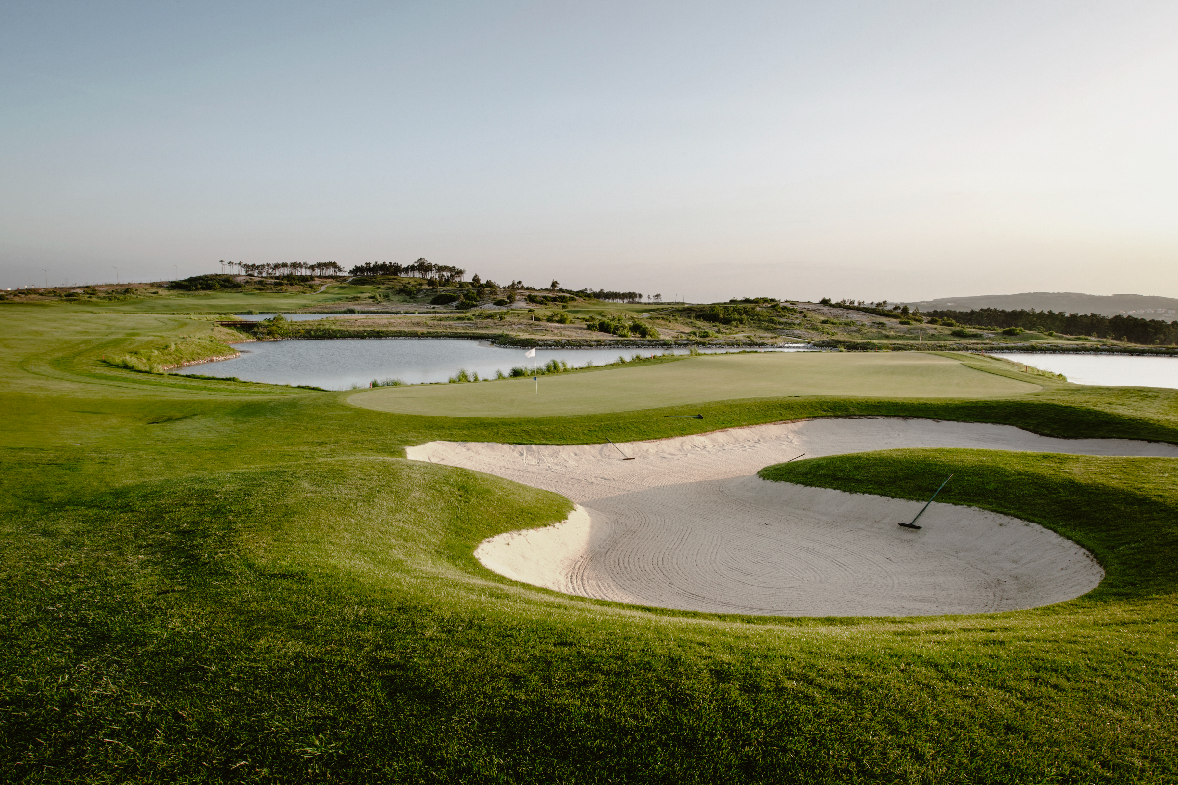 Royal Obidos Golf Club: Von grösster Bedeutung ist die Schlägerwahl bei den strategisch gelegenen Bunkern