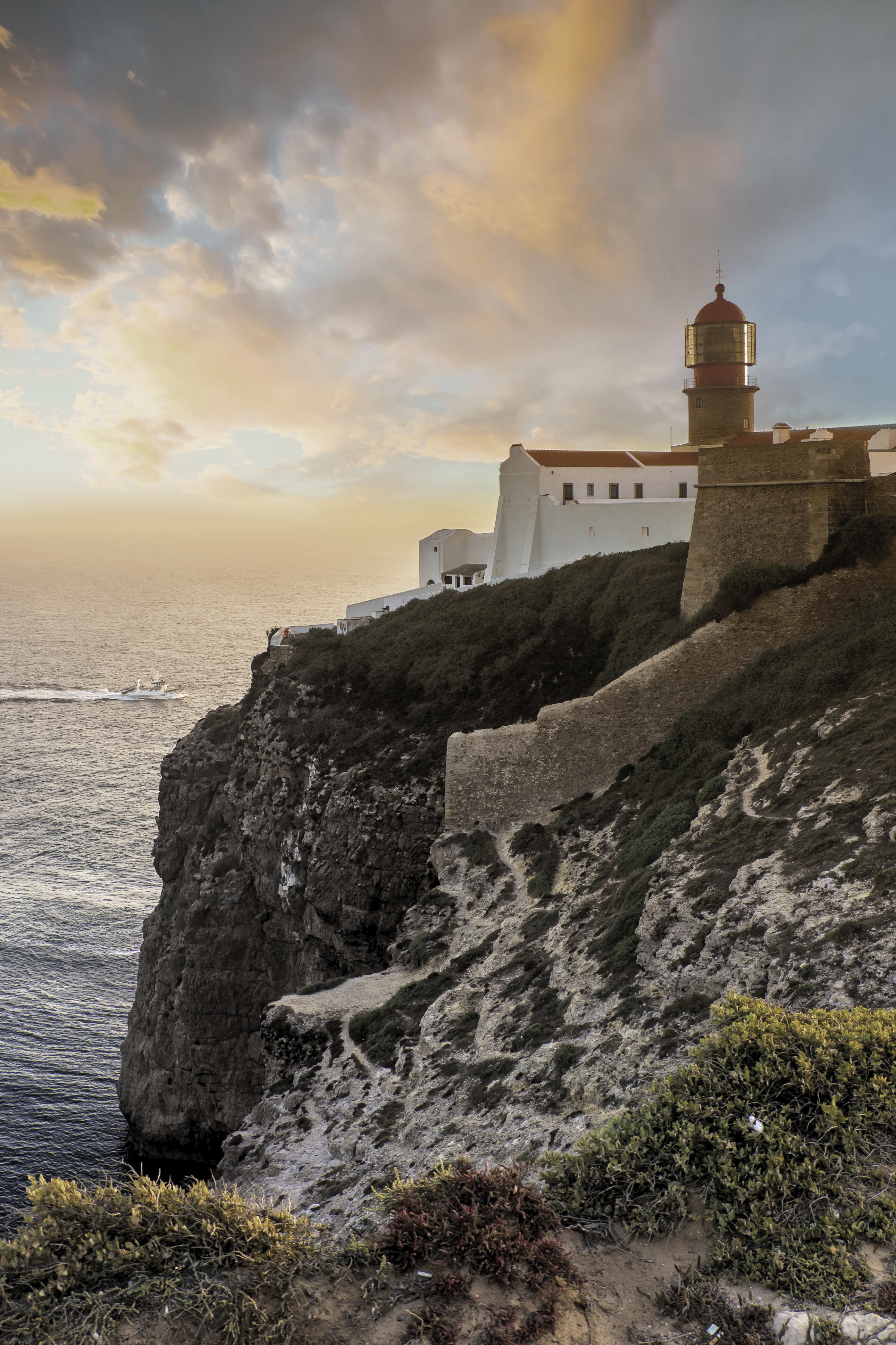 Der Leuchtturm in Sagres